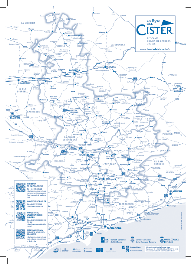 Mapa Císter