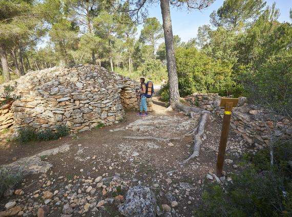 Ruta de la Capona Pla de Santa Maria GR175 ©LaRutadelCister