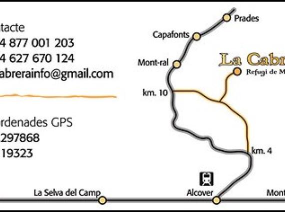 Itinerario para llegar al refugio