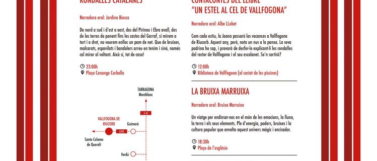 10è. Bla Bla, Festival de narrativa oral a Vallfogona de Riucorb 