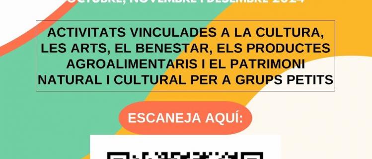 Activitats turístiques en petit format pels mesos d’octubre, novembre i desembre a la Conca de Barberà